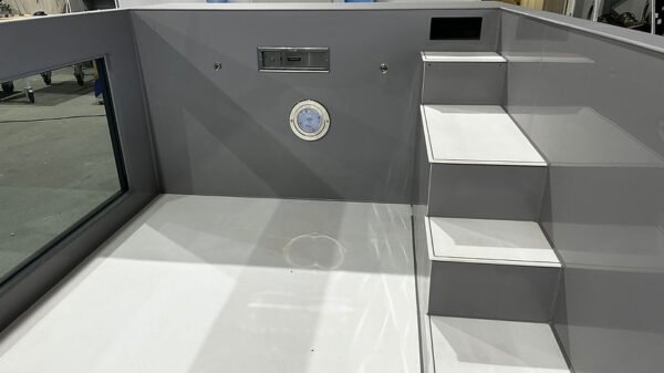 Piscina de polipropileno de 6,5 mx 2,5 m con ventana de 4 m - Imagen 3