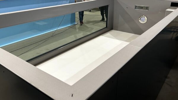 Piscina de polipropileno de 6,5 mx 2,5 m con ventana de 4 m - Imagen 2