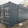 Contenedor de 20 Pies con Persianas y Puerta de Entrada RAL 7016 -C