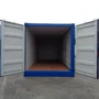 Contenedor marítimo 20 pies lateral abierto azul nuevo