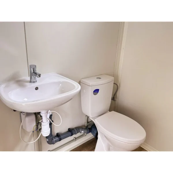 Contenedor de oficina 7x3m grandes vitrinas - Imagen 5