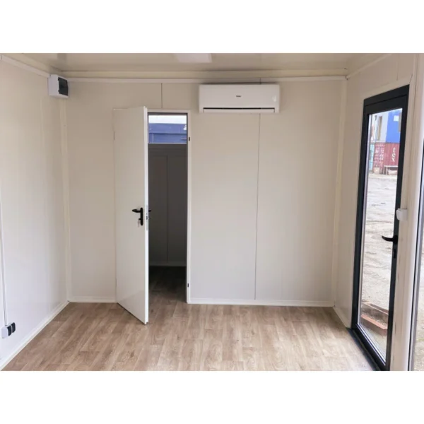 Contenedor de oficina 7x3m grandes vitrinas - Imagen 9